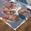 Feizy Dafney 8869F Transitional Floral & Botanical in Blue/Gray/Pink