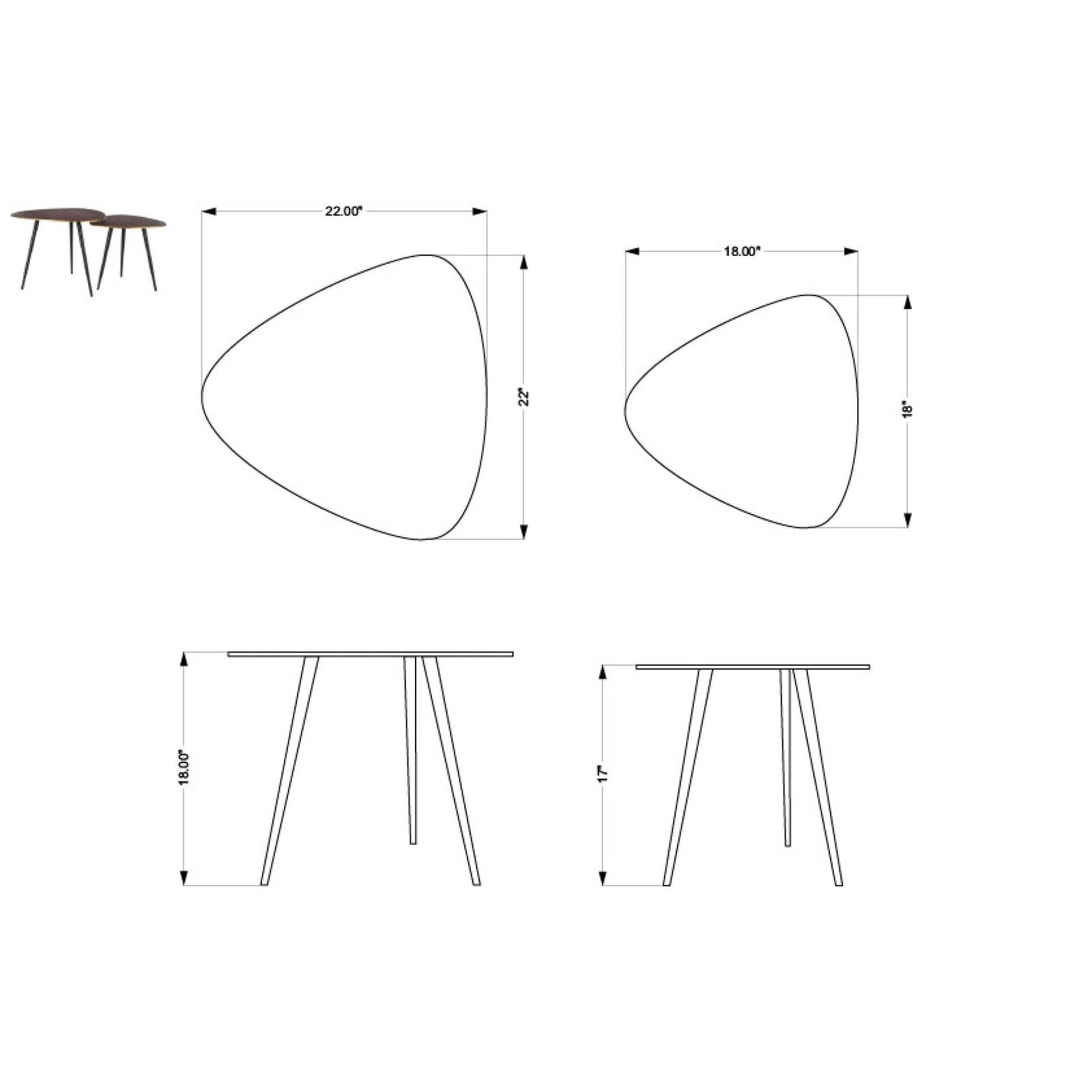 Surya Sauska End Table Clearance
