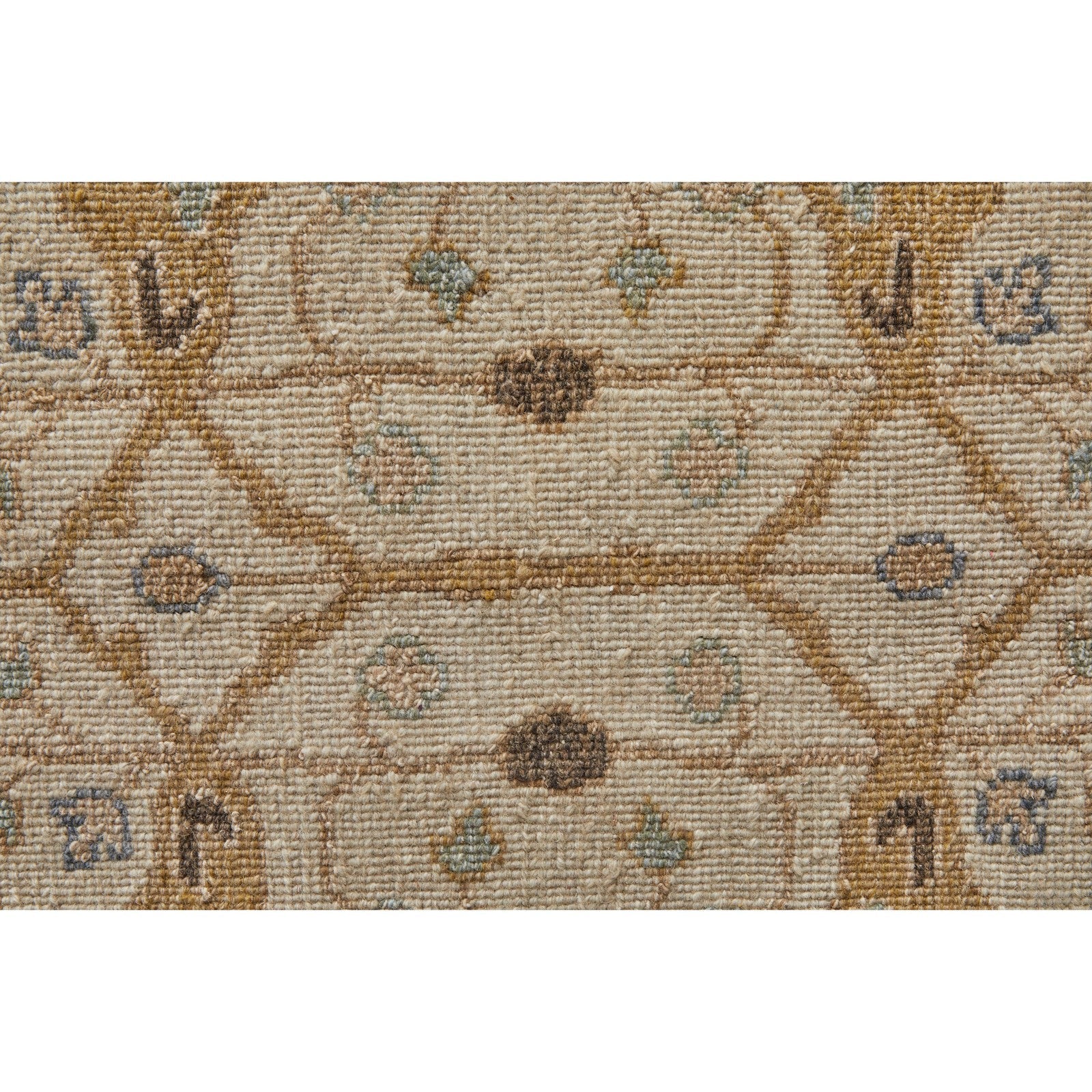 Feizy Corbitt 0611F Traditional Oriental in Ivory/Gold