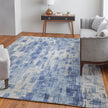 Feizy Eastfield 69AGF Modern Abstract in Blue/Ivory