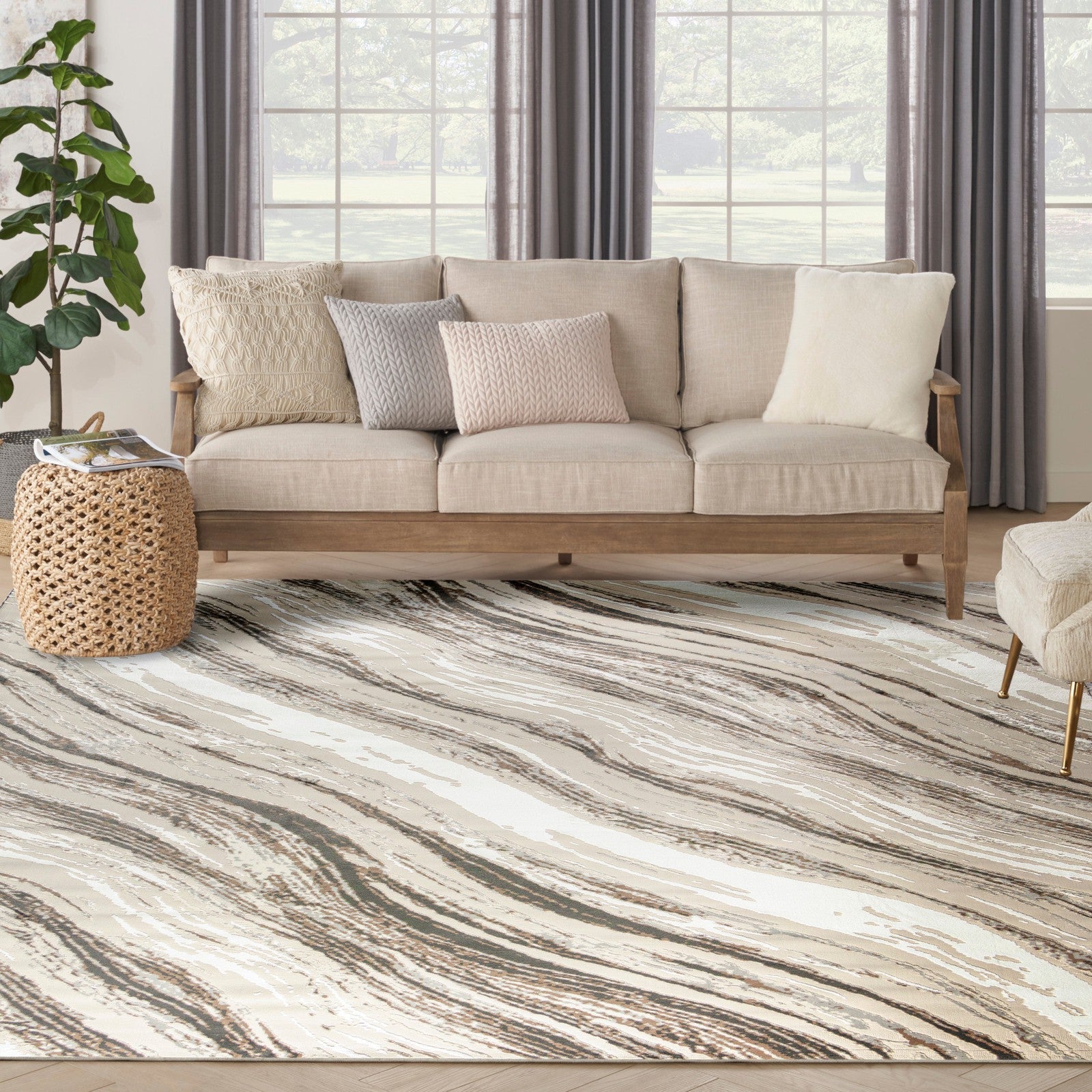 Nourison Sustainable Trends SUT05 Modern Indoor Rug