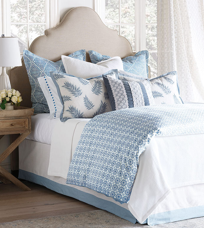 Eastern Accents Penelope Border Bed Skirt