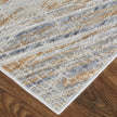 Feizy Laina 39G6F Transitional Abstract in Tan/Ivory/Gray