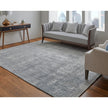Feizy Eastfield 69A1F Modern Abstract in Gray