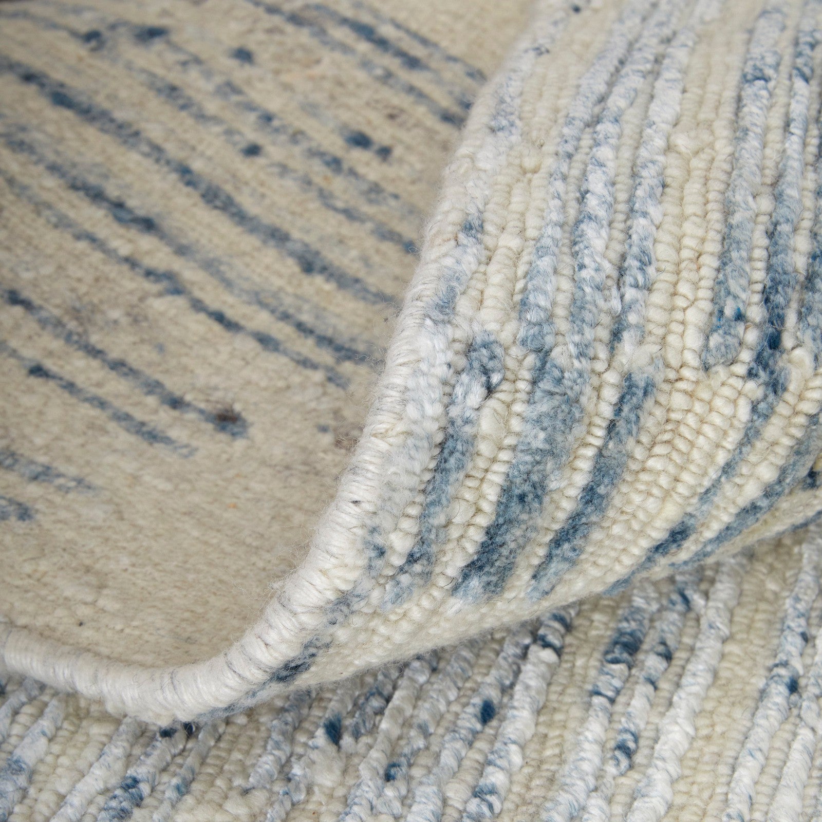 Feizy Brighton 69CHF Modern Abstract in Ivory/Blue/Silver