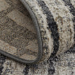 Feizy Kano 39LKF Transitional Geometric Rug in Gray/Black/Ivory