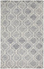 Feizy Belfort 8775F Rug in Gray/Ivory