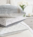 Eastern Accents Tilda Metallic Pearly White Decorative Pillow