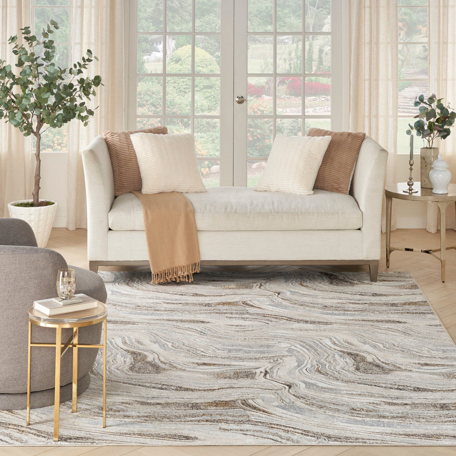 Nourison Glitz GLZ22 Modern Indoor Rug
