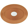 Raynaud Tresor Orange Motif N°1 Oval Dish/Platter Medium