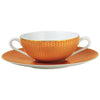 Raynaud Tresor Orange Motif N°1 Cream Soup Cup