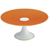 Raynaud Tresor Orange Motif N°1 Petit Four Stand Small