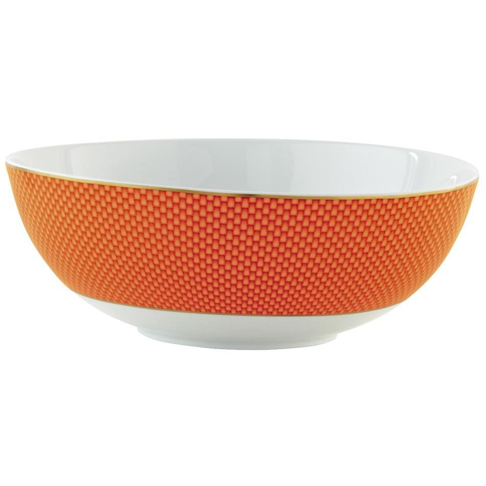 Raynaud Tresor Orange Motif N°2 Salad Bowl Large