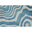 Feizy Lorrain 8920F Modern Abstract Rug in Blue/Ivory
