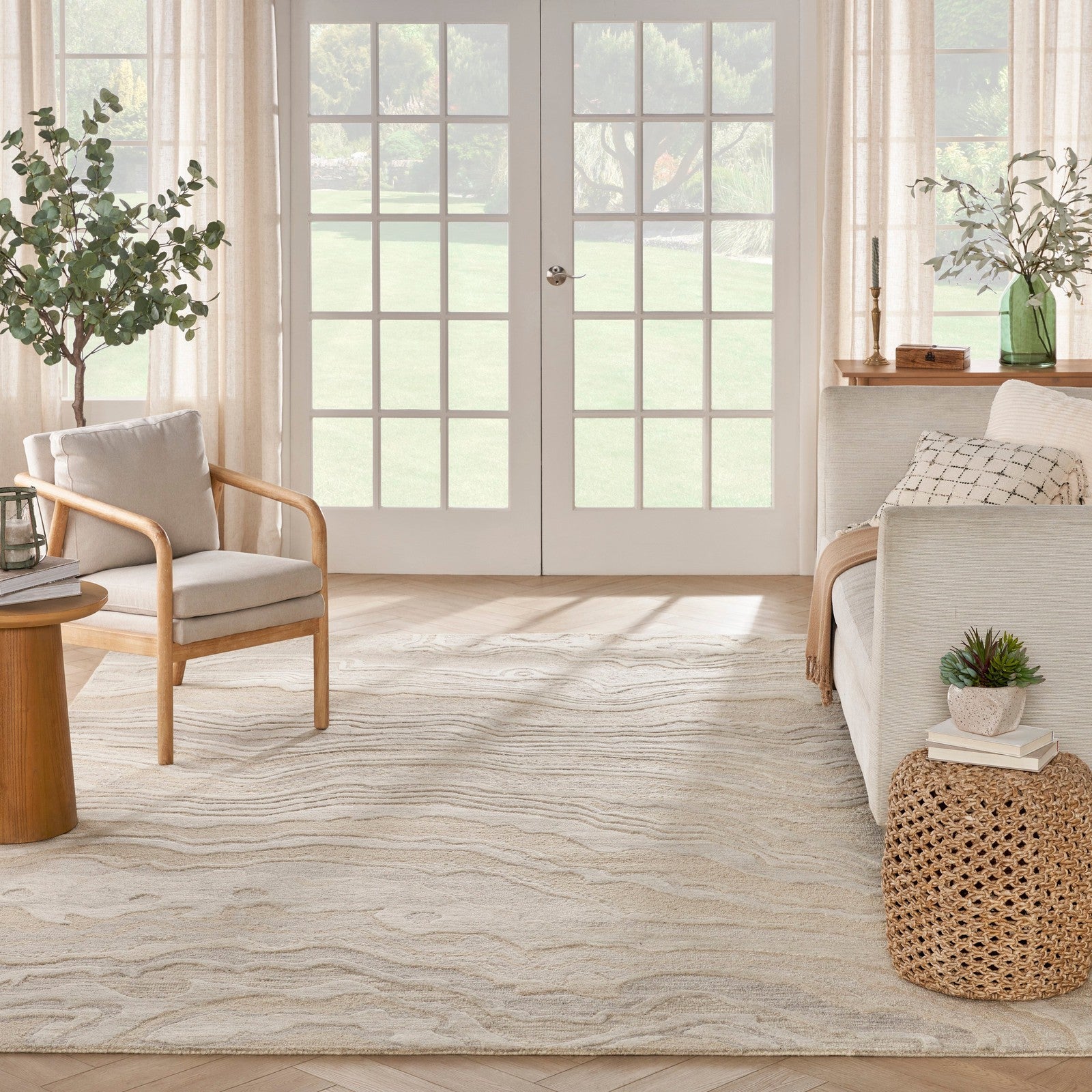 Nourison Graceful GRU01 Modern Indoor Rug