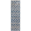 Feizy Mynka 39ICF Transitional Diamond in Blue/Ivory