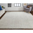 Feizy Alford 6922F Modern Solid in Ivory/Tan