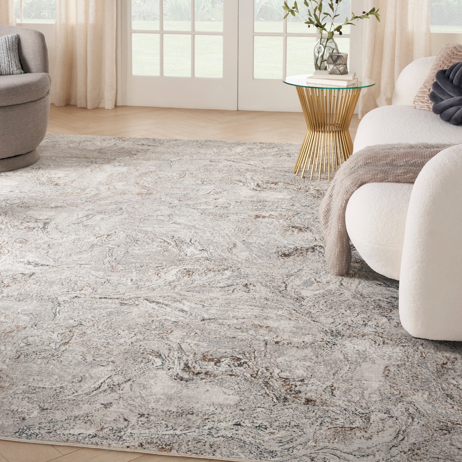 Nourison Glitz GLZ20 Modern Indoor Rug