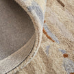 Feizy Everley 8644F Modern Abstract in Ivory/Blue/Brown