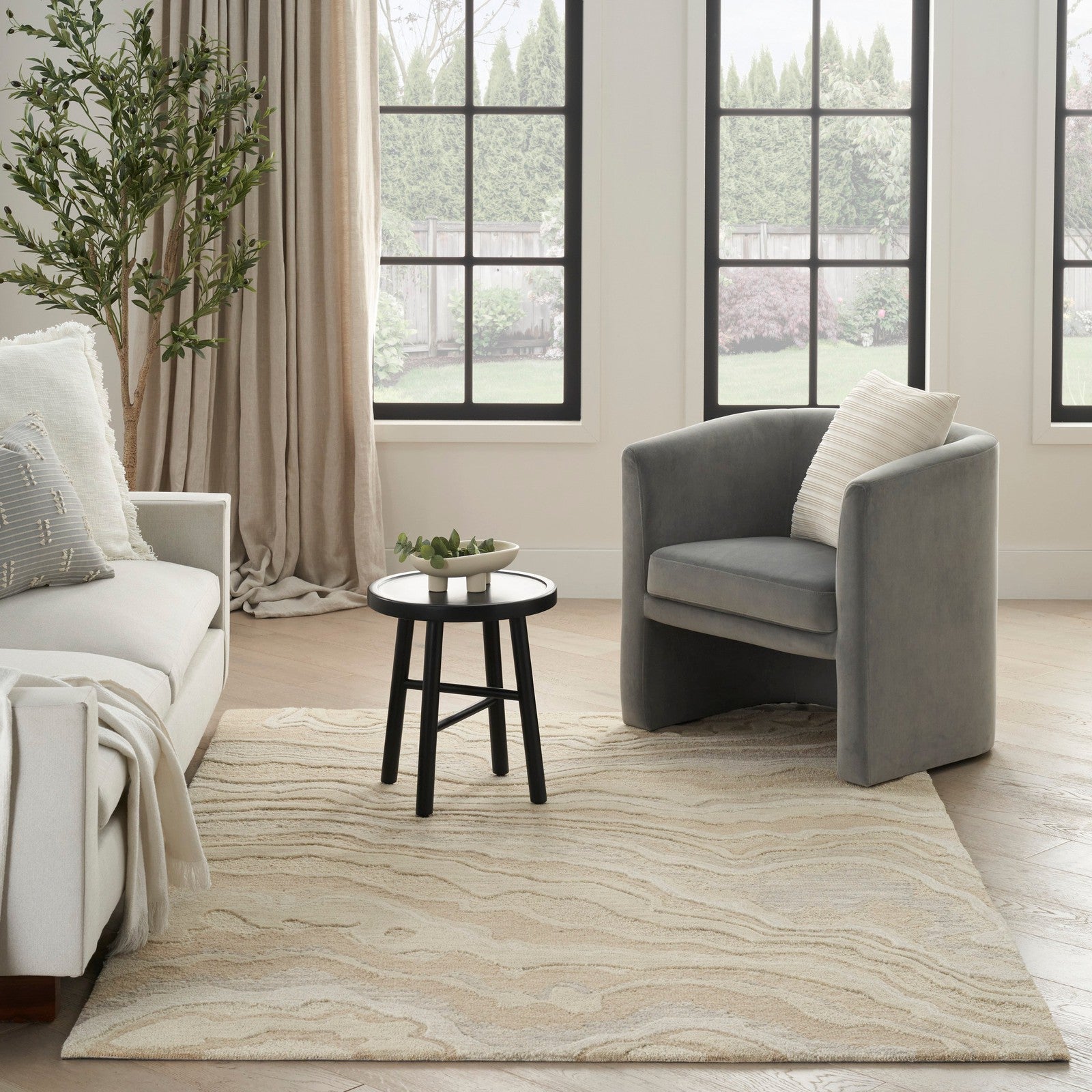 Nourison Graceful GRU01 Modern Indoor Rug