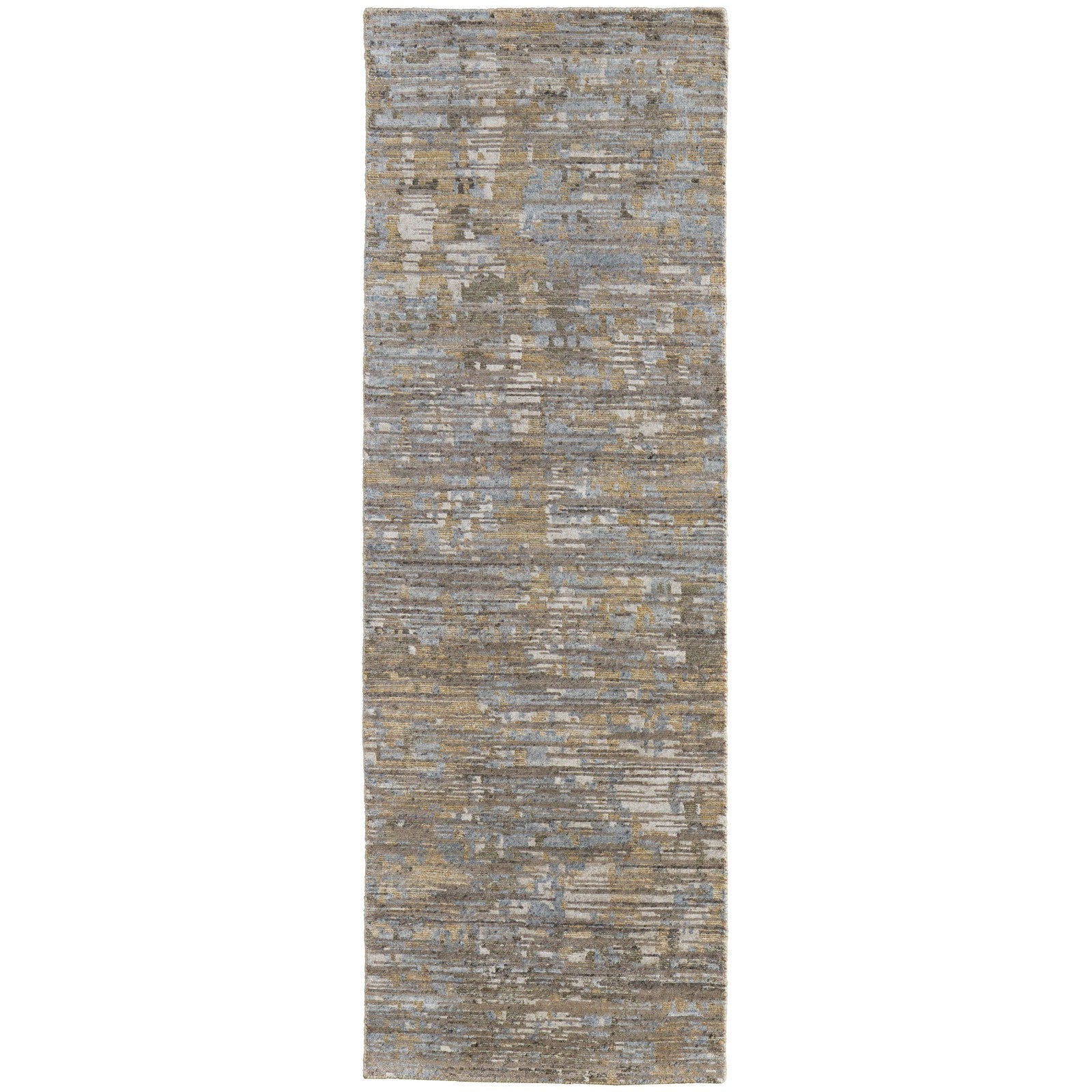Feizy Conroe 6822F Modern Abstract in Brown/Gray