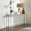 Modern Accents Narrow Iron Console Table