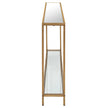 Modern Accents Narrow Iron Console Table