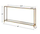 Modern Accents Narrow Iron Console Table