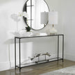 Modern Accents Narrow Iron Console Table
