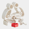 Global Views Loving Family Couple, Baby, Heart Clearance