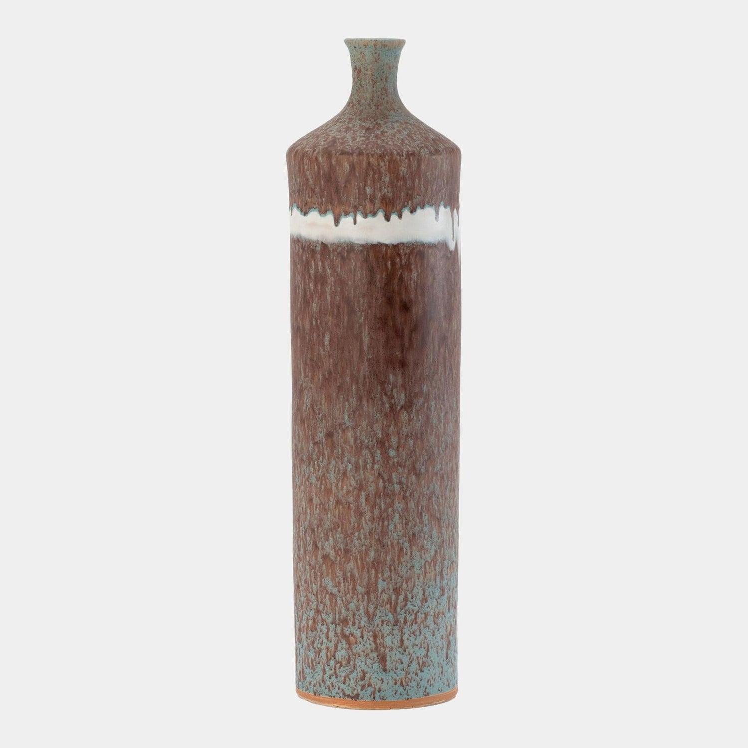 Global Views Tuscan Collection Soft Stripe Bottle Vase