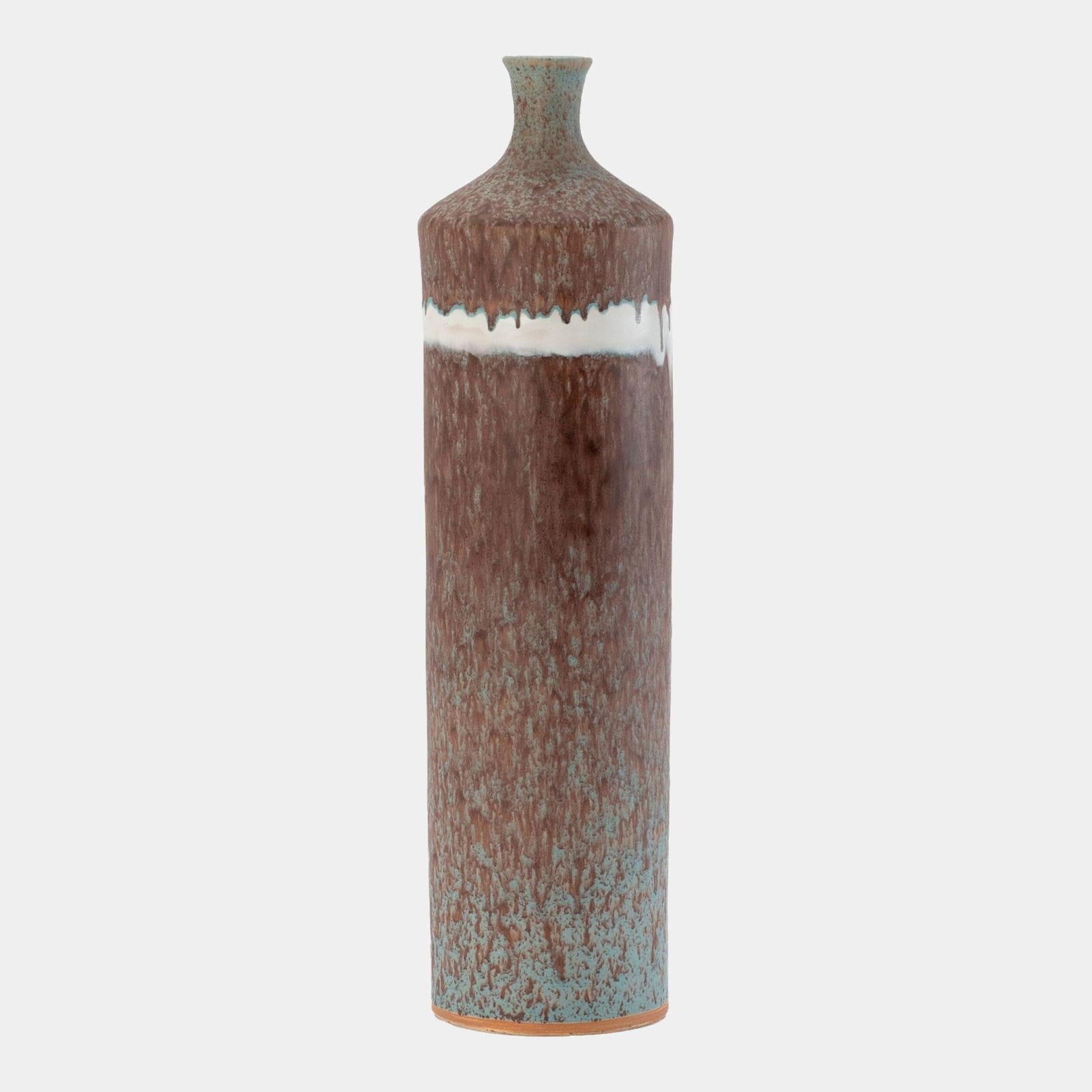 Global Views Tuscan Collection Soft Stripe Bottle Vase