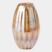 Global Views Ribbed Vase Irys Gelp