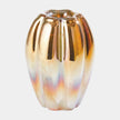 Global Views Ribbed Vase Irys Gelp