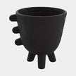 Global Views Primitive Porcelain Cache Pot and Vase