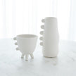 Global Views Primitive Porcelain Cache Pot and Vase