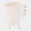 Global Views Primitive Porcelain Cache Pot and Vase