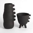 Global Views Primitive Porcelain Cache Pot and Vase