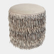 Global Views Thelma Fringe Ottoman by Ashley Childers
