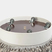 Global Views Thelma Fringe Ottoman by Ashley Childers