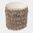 Global Views Thelma Fringe Ottoman by Ashley Childers
