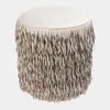 Global Views Thelma Fringe Ottoman by Ashley Childers