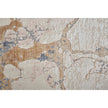 Feizy Laina 39G8F Transitional Abstract in Tan/Blue