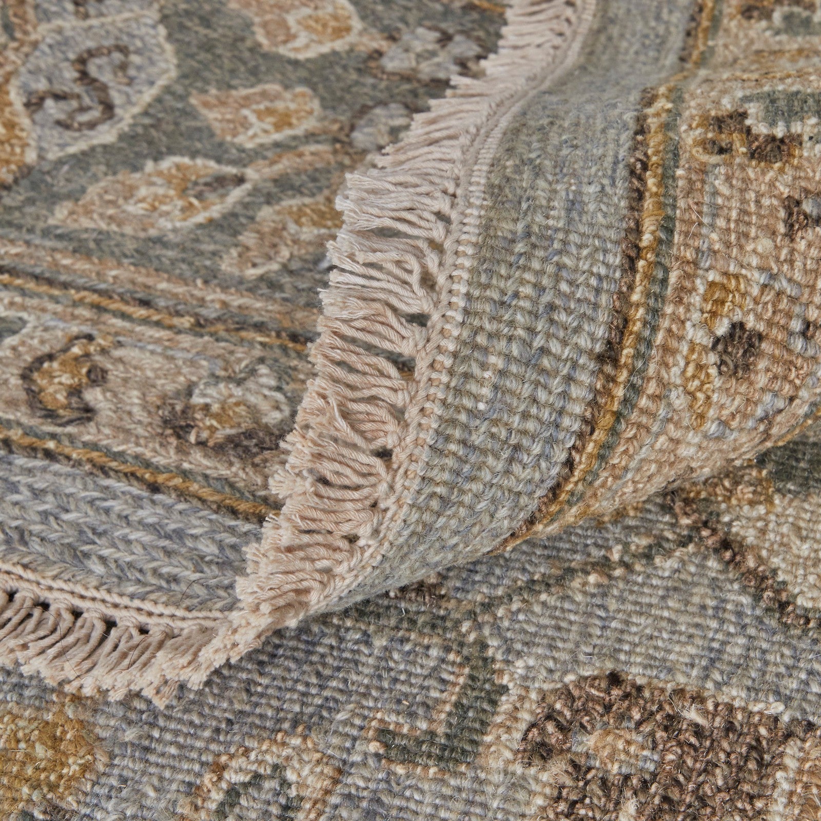 Feizy Corbitt 0612F Traditional Oriental in Blue/Gold/Gray