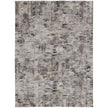 Feizy Vancouver 39FHF Modern Abstract in Ivory/Gray/Brown