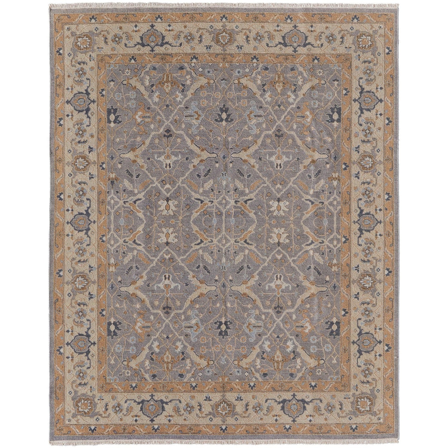 Feizy Corbitt 0611F Traditional Oriental in Gray/Gold