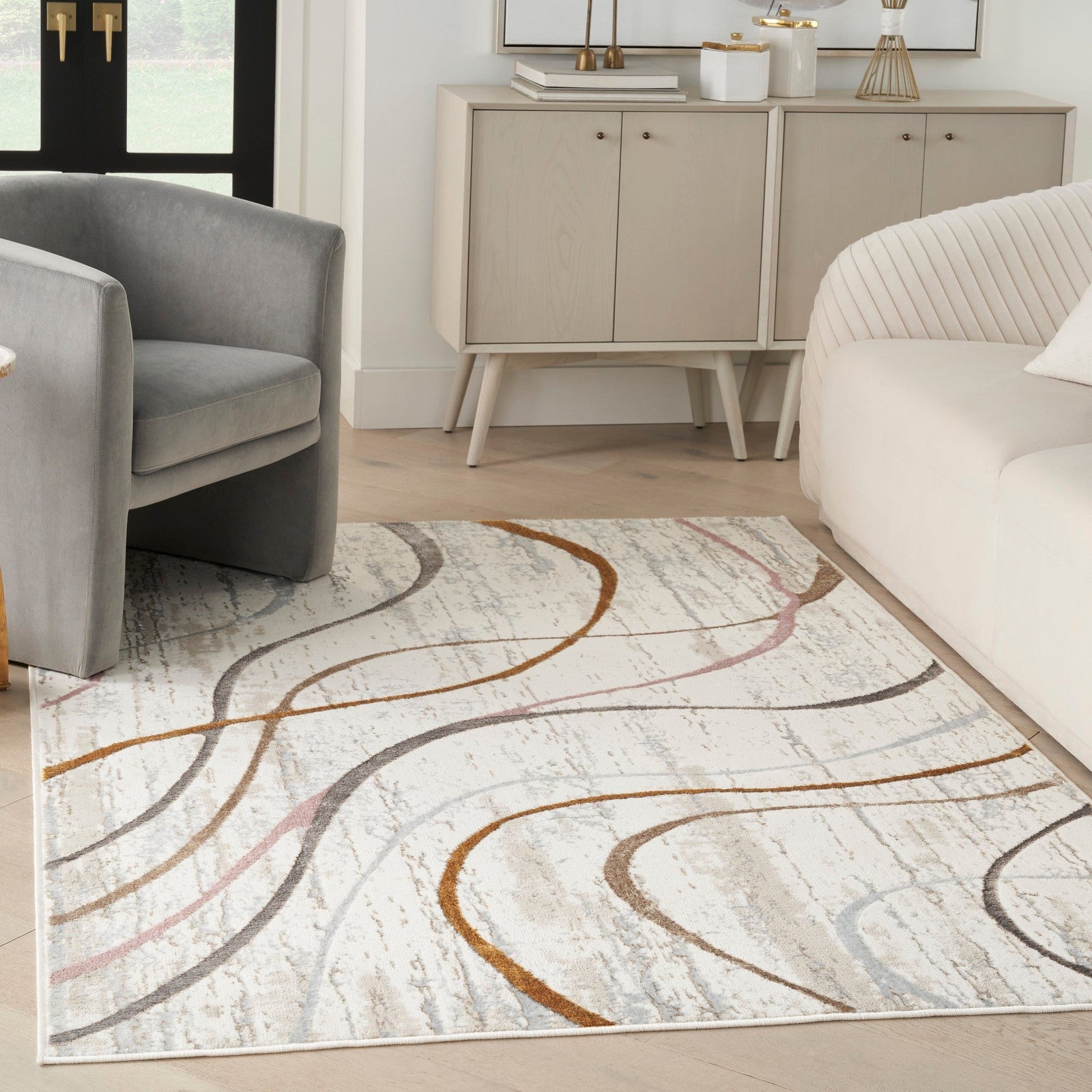 Nourison Glitz GLZ01 Modern Indoor Rug