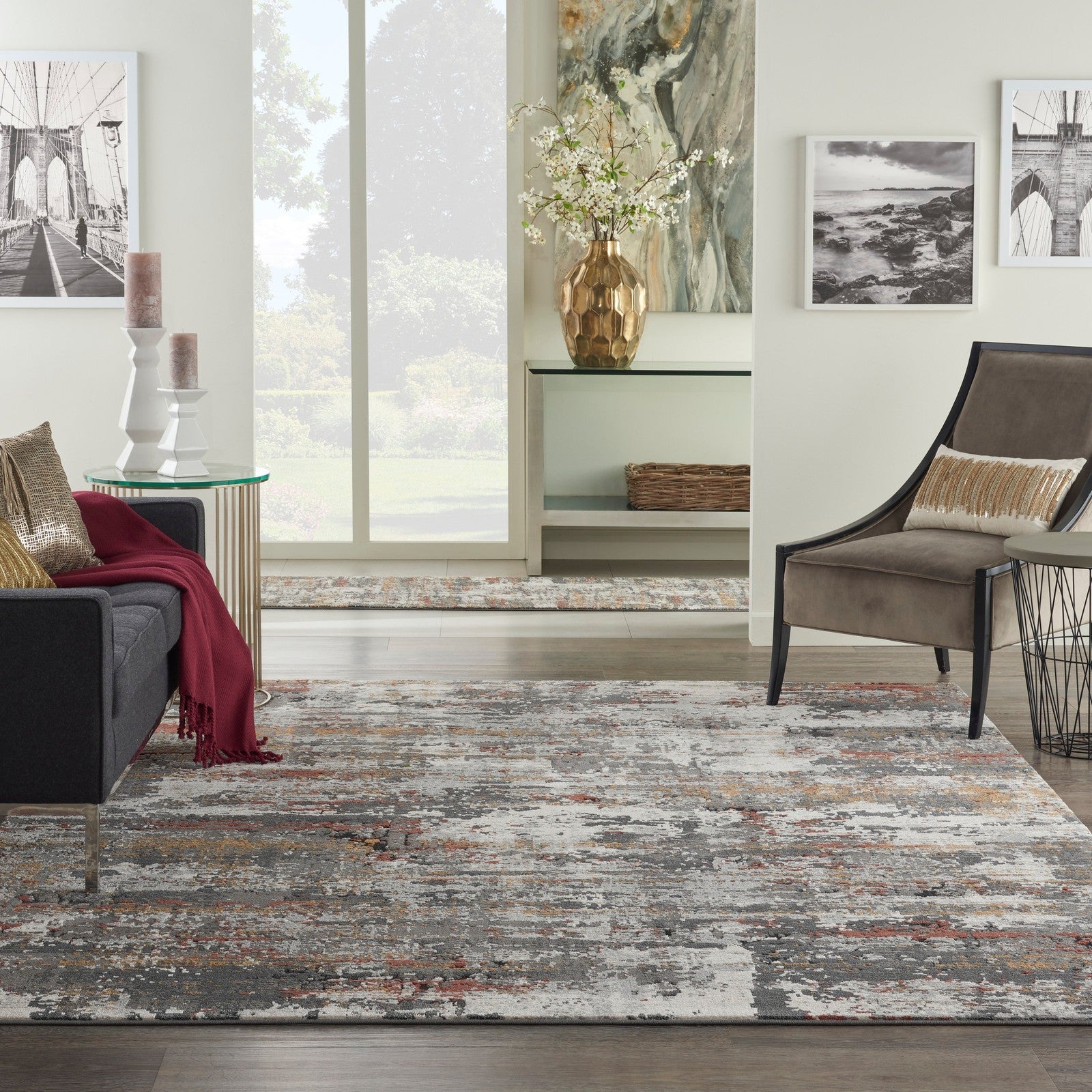 Nourison Tangra TNR02 Modern Indoor Rug