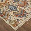Feizy Leylan 0563F Transitional Ikat in Tan/Ivory/Orange