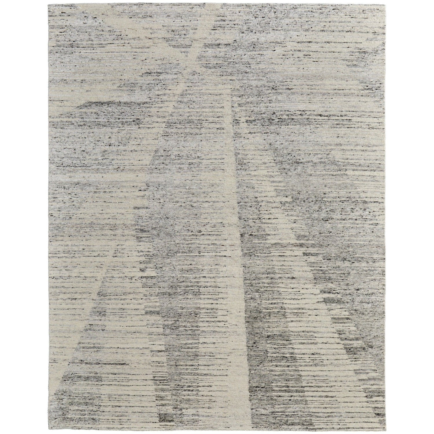 Feizy Brighton 69CHF Modern Abstract in Ivory/Gray